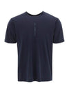 Men's Mercerized Jersey Vertical Logo Short Sleeve T-Shirt Navy - CP COMPANY - BALAAN 1