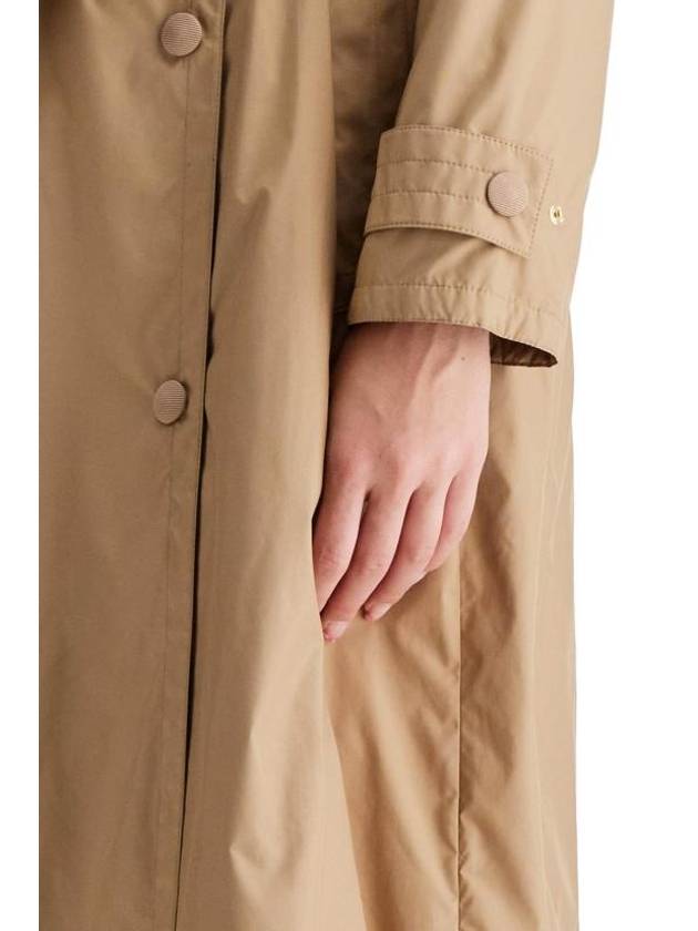 Women's Barbetane Down Trench Coat Camel Beige - MONCLER - BALAAN 5