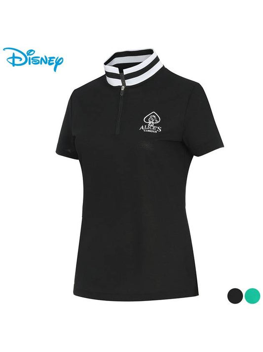 High Neck Half Zip Up T-Shirt DN2LTS044 - DISNEY GOLF - BALAAN 2