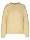 Mohair Blend Knit Top Cream - JIL SANDER - BALAAN 2