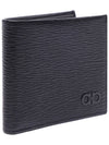 Gancini Half Wallet Black - SALVATORE FERRAGAMO - BALAAN 4