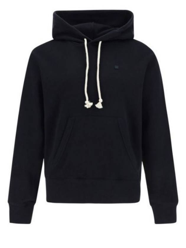 Small Logo Patch Hoodie Black - ACNE STUDIOS - BALAAN 2