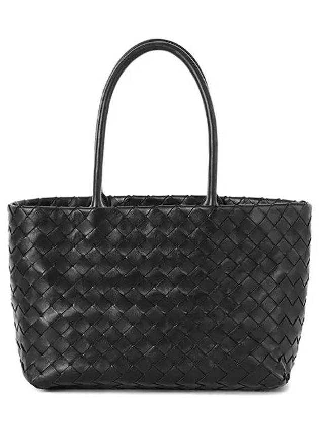 Intrecciato Lambskin Tote Bag Black - BOTTEGA VENETA - BALAAN 6