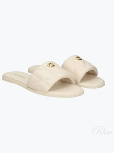 Holly Sandals Slippers with Quilting CR047 CHK - COACH - BALAAN 1