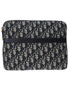Oblique Travel Kit Clutch Bag Blue - DIOR - BALAAN 3