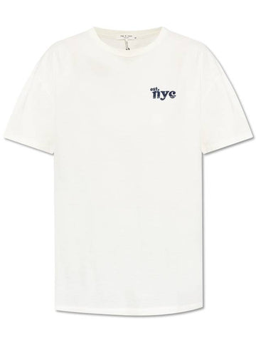 Rag & Bone  T-shirt Boyfriend, Women's, White - RAG & BONE - BALAAN 1