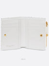 Dioramour Dior Caro Dahlia Wallet White - DIOR - BALAAN 3