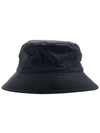 Wax Logo Bucket Hat Black - BARBOUR - BALAAN 3