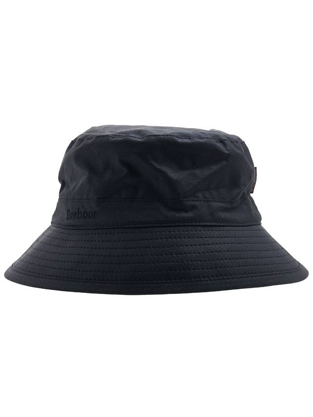 Wax Logo Bucket Hat Black - BARBOUR - BALAAN 3