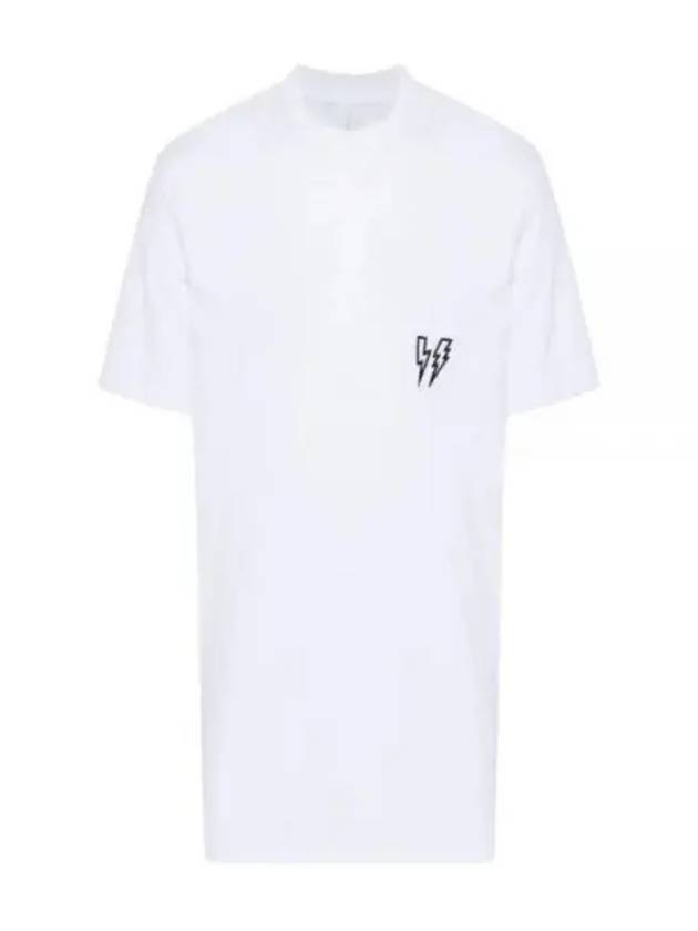 Thunderbolt Short Sleeve T Shirt White - NEIL BARRETT - BALAAN 2