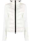 Grenoble Fleece Hooded Padding Snow White - MONCLER - BALAAN 1