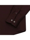 Men s Wool Shirt 6012GXUW WINE - BLACK&WHITE - BALAAN 4