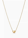 Tiffany Elsa Peretti Bean Design Pendant 9mm Yellow Gold Necklace Women - TIFFANY & CO. - BALAAN 1