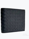 Intrecciato Calf Leather Half Wallet Navy - BOTTEGA VENETA - BALAAN 2