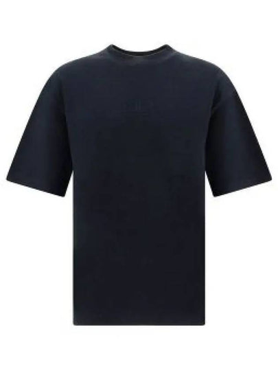 Embroidered BB Logo Short Sleeve T-Shirt Black - BALENCIAGA - BALAAN 2