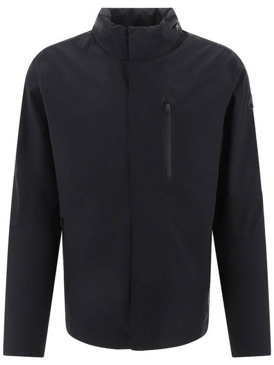 Evergreen Hooded Windbreaker Black - MOOSE KNUCKLES - BALAAN 1