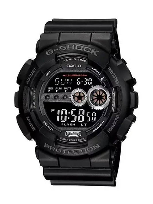 Electronic Wristwatch Big Face Digital GD 100 1B - G-SHOCK - BALAAN 1