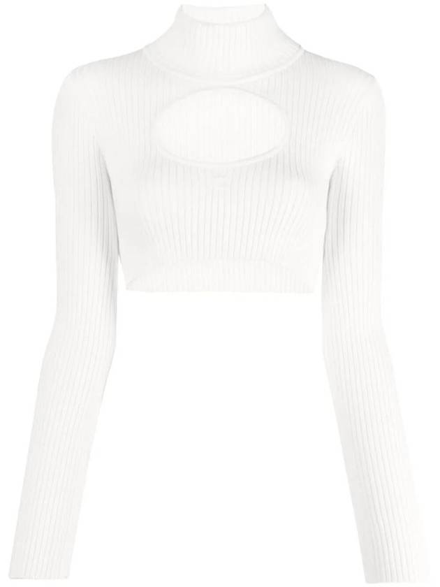 Sweater 423MPU122FI0001 0001 HERITAGE WHITE - COURREGES - BALAAN 2