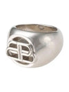 BB Signature Bold Ring Silver - BALENCIAGA - BALAAN 2