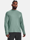 Men's UA Terrain Mock Long Sleeve T-Shirt Green - UNDER ARMOUR - BALAAN 2