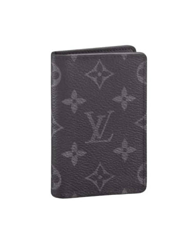 Pocket Organizer Monogram Card Wallet Black - LOUIS VUITTON - BALAAN 1