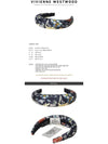 FOLK FLOWER Hairband 8102001F W00V8 K410 NAVY BLUE VWA007ny - VIVIENNE WESTWOOD - BALAAN 2