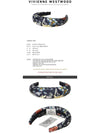 Floral Print Headband Navy - VIVIENNE WESTWOOD - BALAAN 3