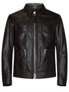 Grain Leather Jacket Brown - TOM FORD - BALAAN 2