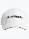 Henrik Embroidered Logo Ball Cap White - J.LINDEBERG - BALAAN 2