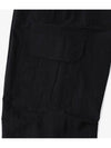 Cotton Nylon Parashute Wide Pants Black - NOIRER FOR WOMEN - BALAAN 7