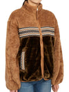 Women's Marlene Sherpa Fleece Jacket Brown - UGG - BALAAN 5