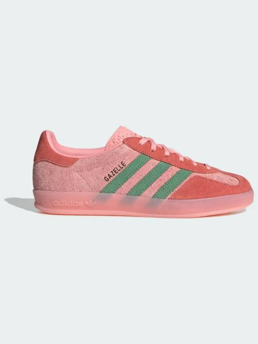 Gazelle Indoor Women's Semi Pink Green IG6782 - ADIDAS ORIGINALS - BALAAN 1