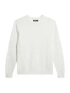 Archer Structure Crew Neck Sweatshirt Cloud White - J.LINDEBERG - BALAAN 2