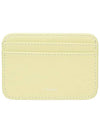 Daisy Slim Mini Transportation Card Wallet Pale Lemon - LE MASQUE - BALAAN 3