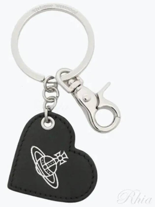 Smooth Injected ORB Heat Leather Key Holder Black - VIVIENNE WESTWOOD - BALAAN 2