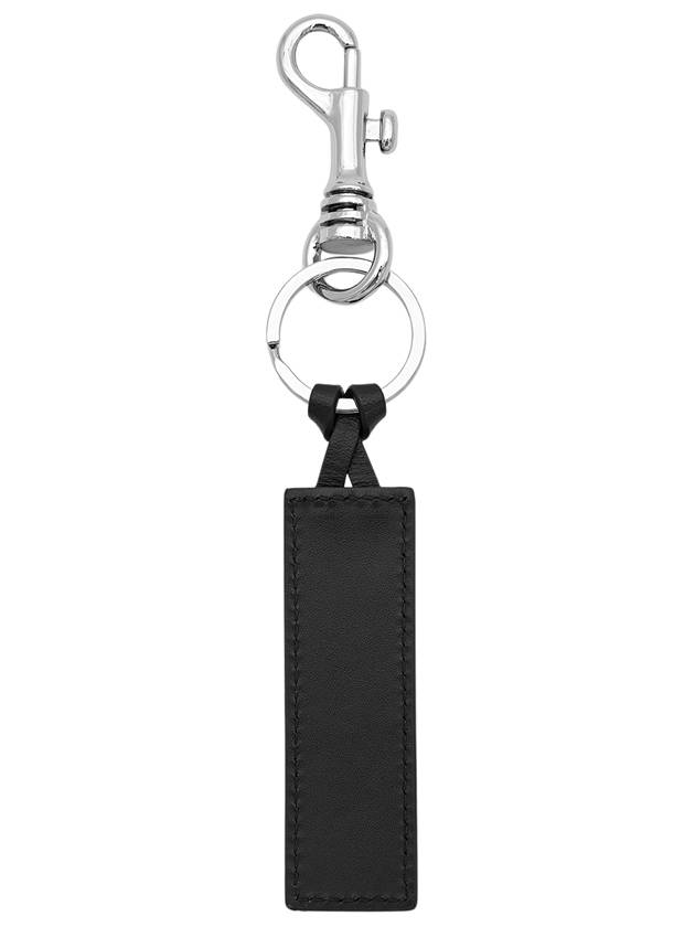 Logo Leather Key Holder Black - A.P.C. - BALAAN 3