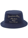 Atelier Logo Bucket Hat Blue - DIOR - BALAAN 1