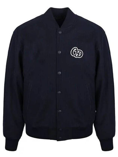 Logo Atelier Bomber Jacket Navy - DIOR - BALAAN 2