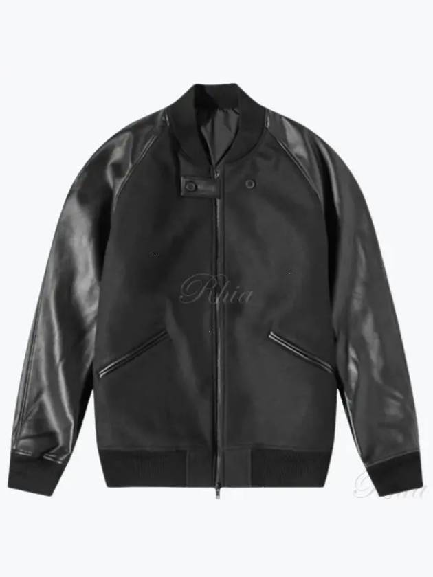 Classic Varsity Bomber Jacket Black - Y-3 - BALAAN 2