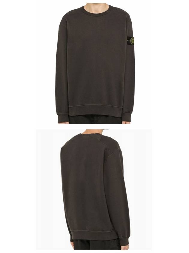 Waffen Patch Crew Neck Sweatshirt Dark Grey - STONE ISLAND - BALAAN 5