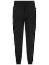 Wappen Patch Cargo Track Pants Black - STONE ISLAND - BALAAN 3