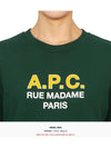 Women's Madame Logo Print Knit Top Green - A.P.C. - BALAAN 6