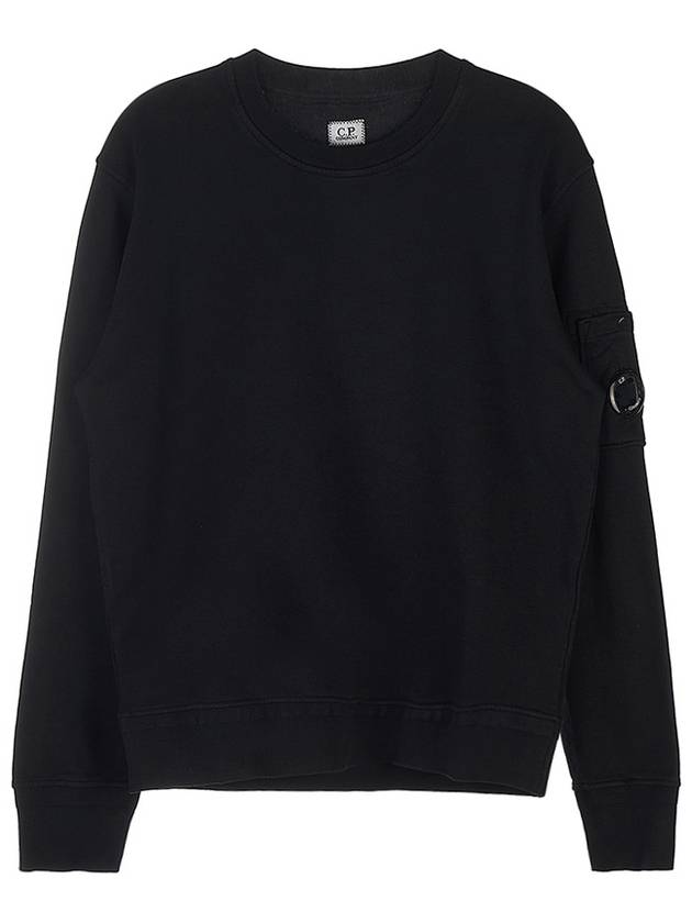 Cotton Fleece Sweatshirt Black - CP COMPANY - BALAAN 11