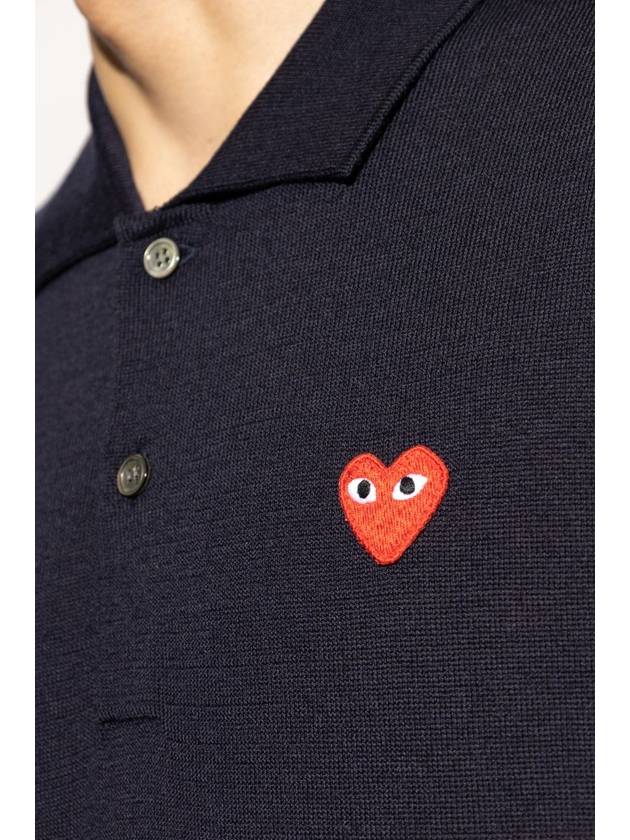 Play Polo Shirt AX N094 0512 NAVY - COMME DES GARCONS PLAY - BALAAN 6