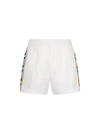 short pants MS24JTR16701 WHITE - CASABLANCA - BALAAN 2