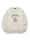 Bicycle Day Overfit Sweatshirt Oatmeal - VANN WORKS - BALAAN 2