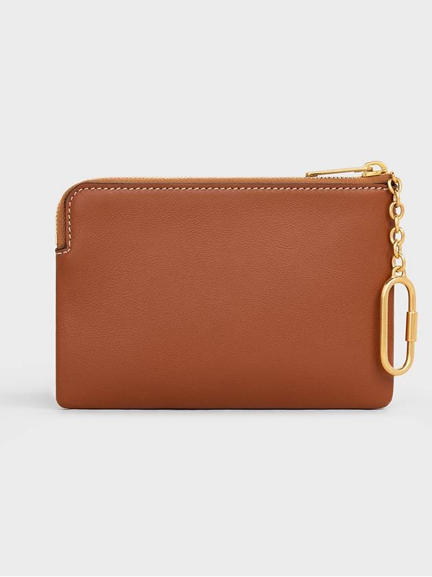 Triomphe Pouch Card Wallet Tan - CELINE - BALAAN 3