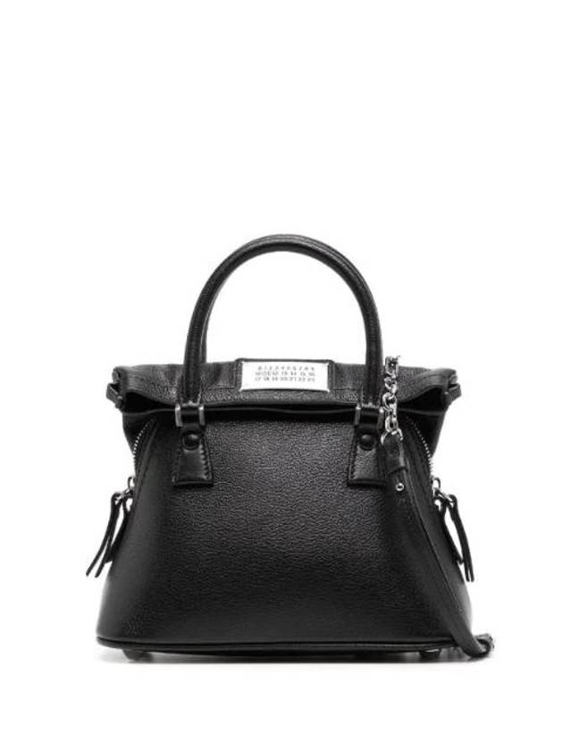 5AC Classique Micro Tote Bag Black - MAISON MARGIELA - BALAAN 1