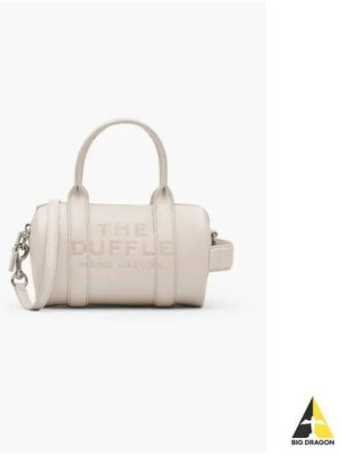 Leather The Mini Duffle CottonSilver MBBAM24027WHX - MARC JACOBS - BALAAN 1