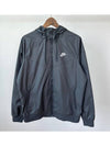 Windrunner Woven Hood Windbreaker Black - NIKE - BALAAN 2